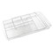 mDesign Expandable Makeup Organizer Tray for Bathroom Drawers